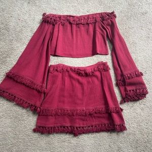 Skirt set